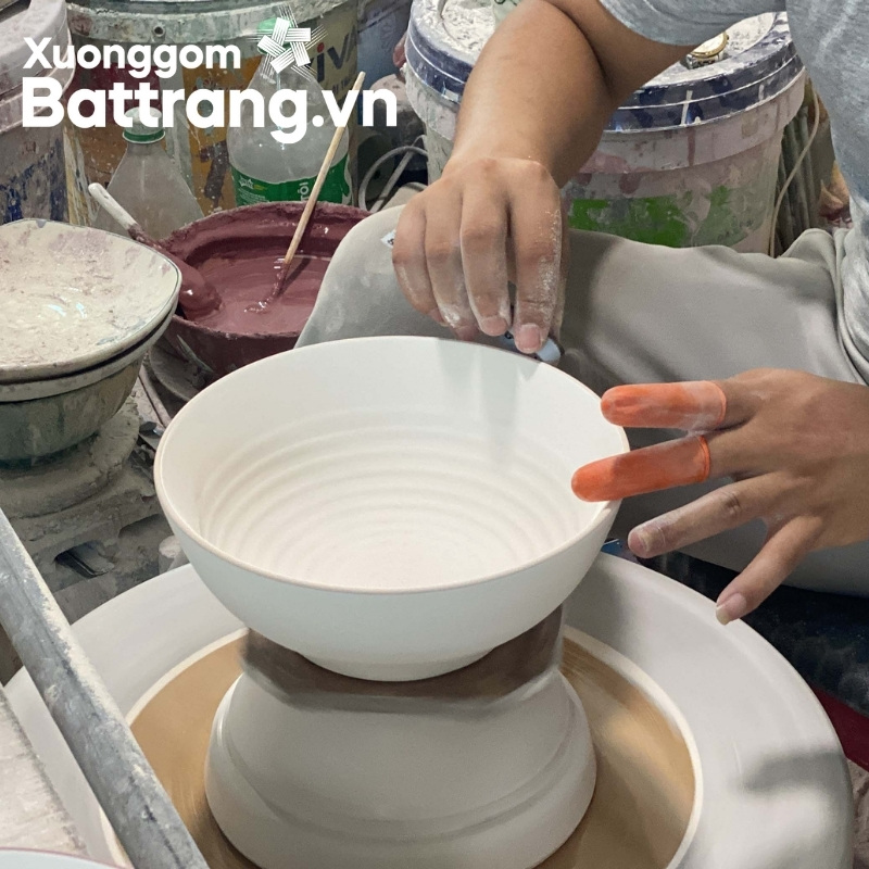 Sản xuất bát đĩa Bát Tràng