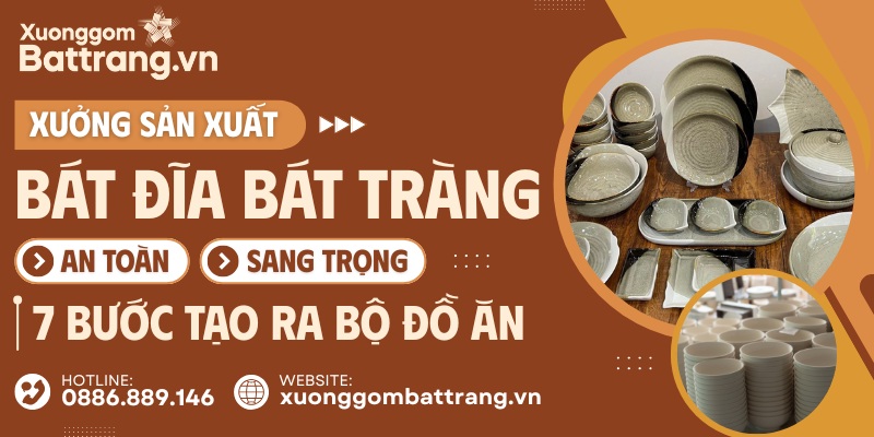Sản xuất bát đĩa Bát Tràng
