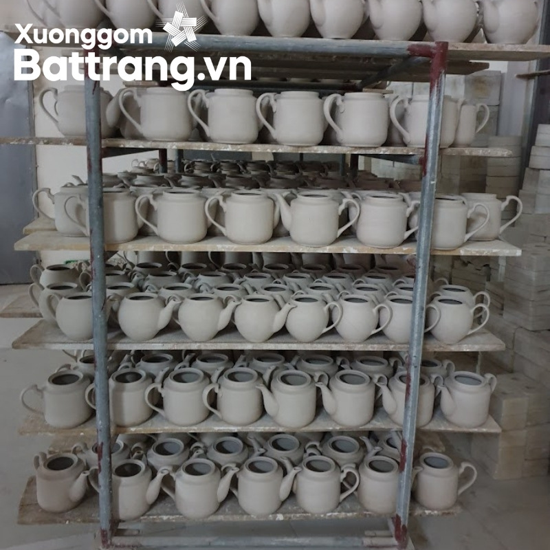 Phơi sấy ấm chén