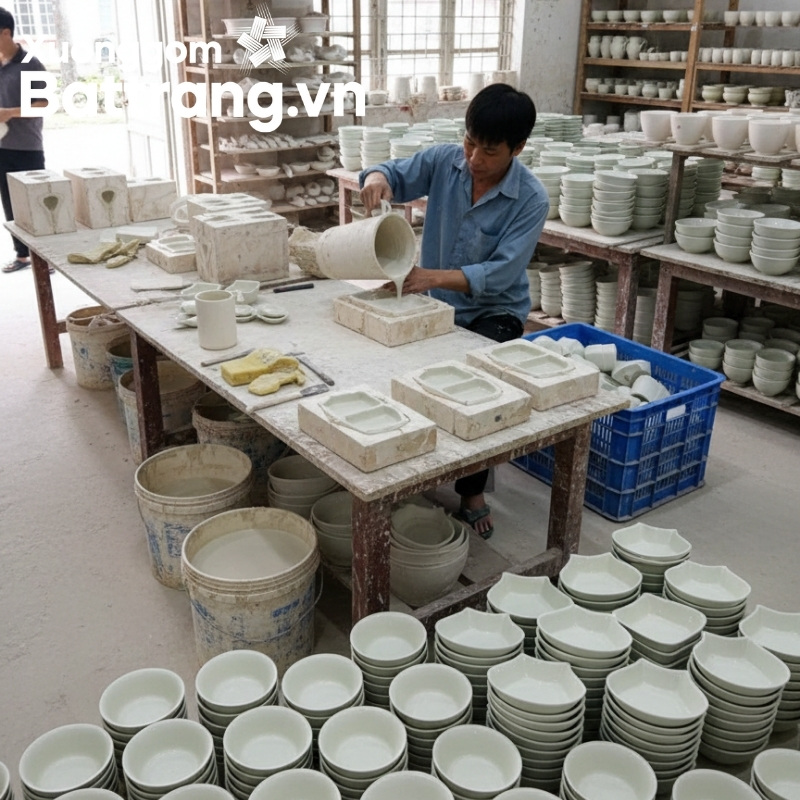 Tạo hình khay mứt 
