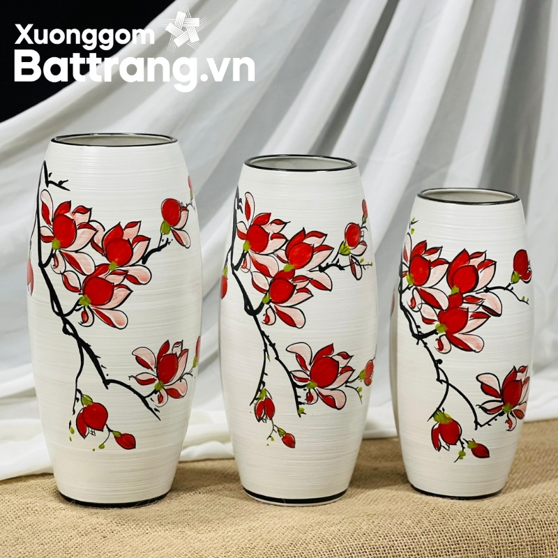 Lọ hoa gốm sứ Bát Tràng
