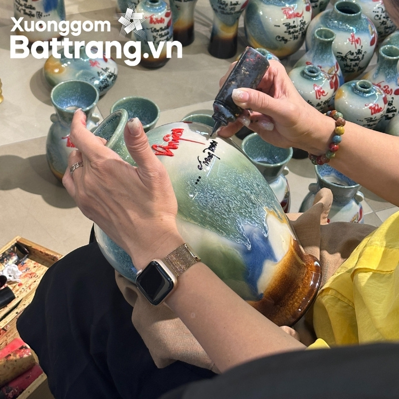 Lọ hoa Bát Tràng