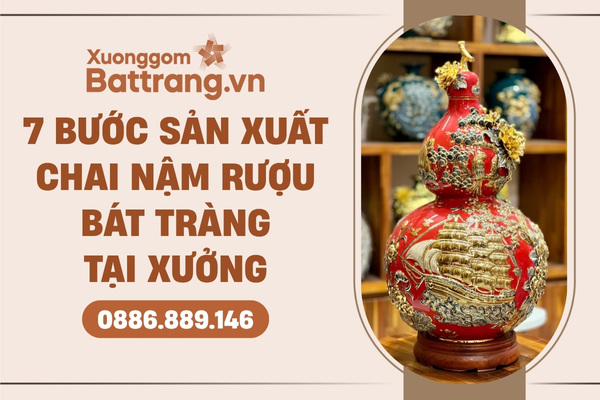 Sản xuất nậm rượu Bát Tràng