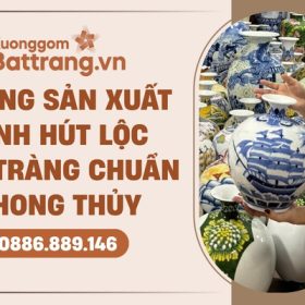 Sản xuất bình hút lộc Bát Tràng