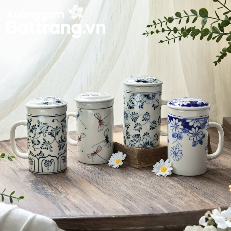 Ly cốc sứ Bát Tràng