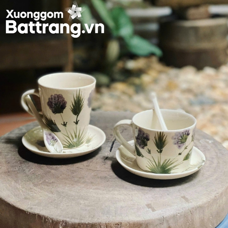 Ly cốc sứ Bát Tràng