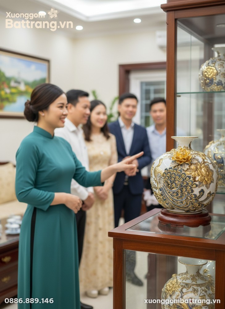 Khoảnh khắc giao lưu tại một buổi tiệc tân gia ...