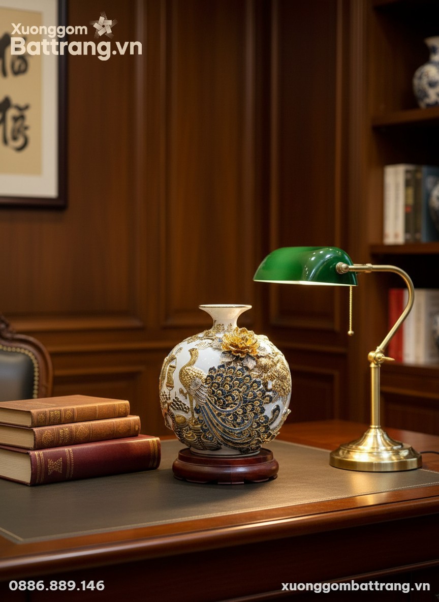 Góc làm việc tinh tế của một doanh nhân Việt Na...