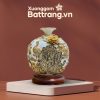 Bình Hút Lộc Gốm Sứ Bát Tràng Đắp Nổi Công Đào Vẽ Vàng XG-BHL06 - Ảnh đại diện