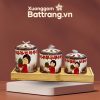 Bộ 3 Hũ Gốm Sứ Đựng Mứt Họa Tiết Cô Gái Bưng Dưa Hấu Đón Xuân - Ảnh đại diện