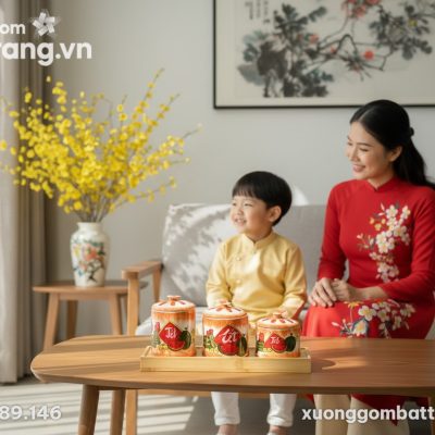 Phòng khách Việt Nam hiện đại tràn ngập nắng Tế...