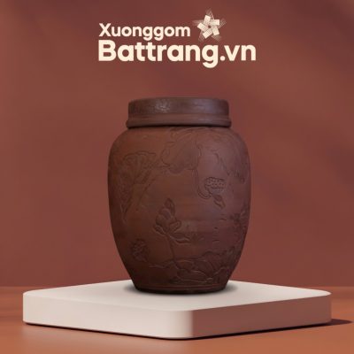 Chum Rượu Gốm Khắc Sen 20 Lít XG-CR07 - Ảnh đại diện
