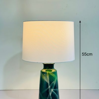 Kích thước Đèn Ngủ Gốm Sứ Men Cẩm Thạch Ánh Xanh XG-DN01