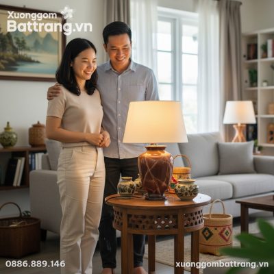 Một cặp đôi người Việt Nam hiện đại đang mỉm cư...