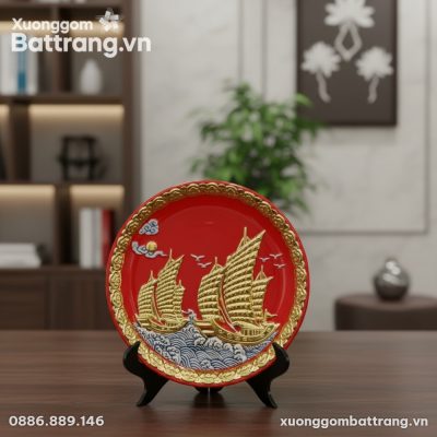 Cận cảnh Đĩa Cảnh Thuận Buồm Xuôi Gió (đường kí...