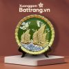 Đĩa Cảnh Thuyền Buồm Đắp Nổi Dát Vàng Men Xanh Lá XG-DC03 - Ảnh đại diện
