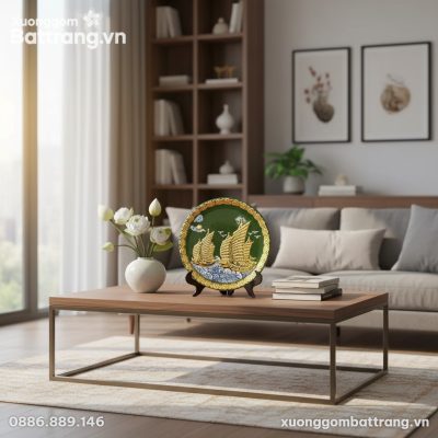 Chụp cận cảnh (close-up) đĩa cảnh Thuận Buồm Xu...