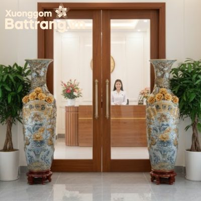 Lục bình phong thủy Bát Tràng