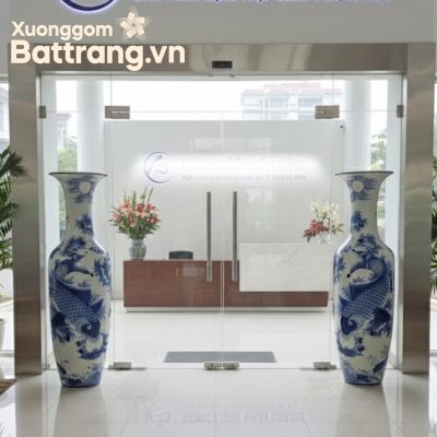 Lục bình phong thủy gốm sứ Bát Tràng