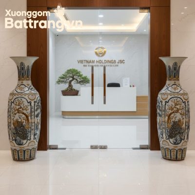 Lục bình phong thủy gốm sứ Bát Tràng