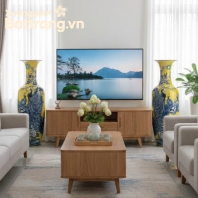 Lục bình phong thủy Bát Tràng