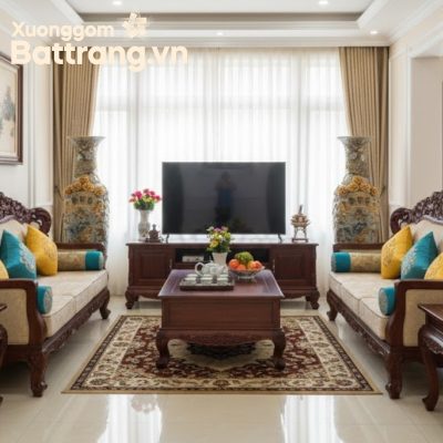 Lục bình phong thủy Bát Tràng