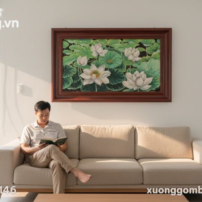 Phòng khách Việt Nam hiện đại với có cửa sổ nhì...