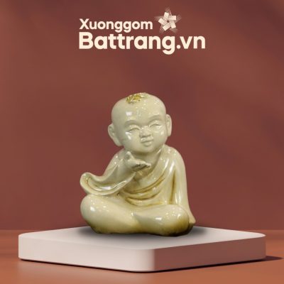 Tượng Chú Tiểu Thỉnh An Men Ngọc Rạn XG-TG10 - Ảnh đại diện