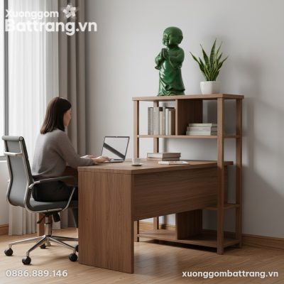 Tượng chú tiểu men xanh ngọc 54cm kệ tủ đặt tro...