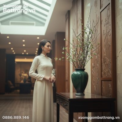 Trong sảnh chờ sang trọng của một khách sạn bou...