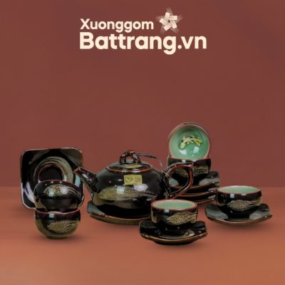 Bộ Ấm Trà Men Hỏa Biến Ấm Dáng Quả Hồng Cá Koi Lòng Chén XG-AC01 - Ảnh đại diện