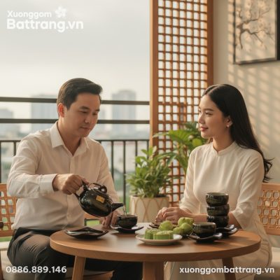 Một buổi chiều bình yên tại phòng khách hiện đạ...