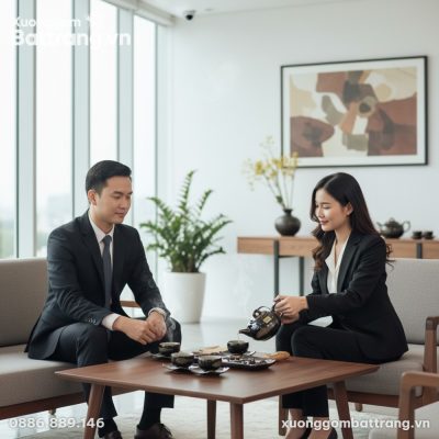 Trong một phòng tiếp khách tại văn phòng hiện đ...