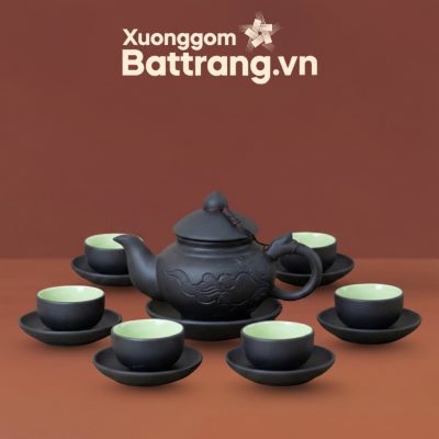 Bộ Trà Tử Sa Men Đen Quai Rồng Bát Tràng XG-AC10 - Ảnh đại diện