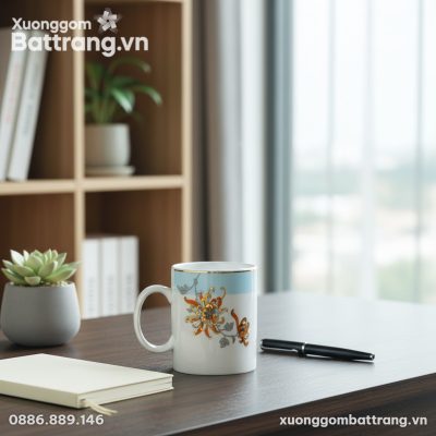 Một góc làm việc thanh lịch trong không gian Vi...