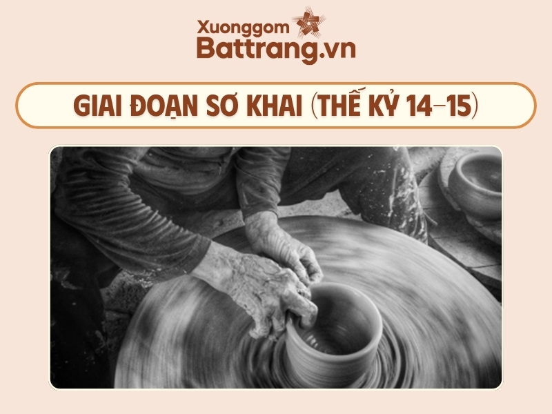 Giai đoạn sơ khai của làng gốm Bát Tràng