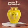 Lọ Chè Hoa Văn Cá Chép Chơi Trăng Men Vàng XG-HDT12 - Ảnh đại diện