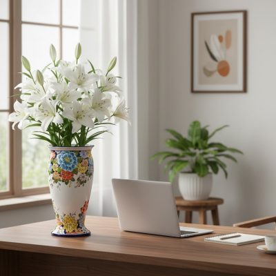 Góc làm việc tại nhà sáng tạo của một kiến trúc...