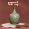 Lọ hoa “dáng tỏi cao” men hoả biến xanh ngọc hoạ tiết XG-LH08 - Ảnh đại diện