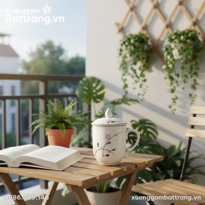 Góc ban công yên bình của một ngôi nhà Việt Nam...