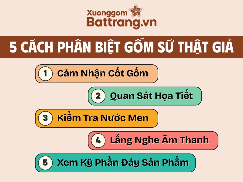 Phân biệt gốm sứ Bát Tràng thật giả