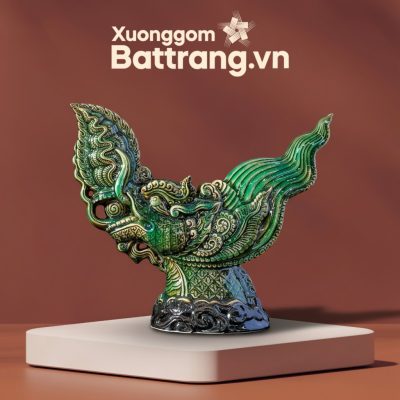 Tượng Đầu Rồng Thời Lý Gốm Bát Tràng Quà Tặng Tết XG-TG24 - Ảnh đại diện
