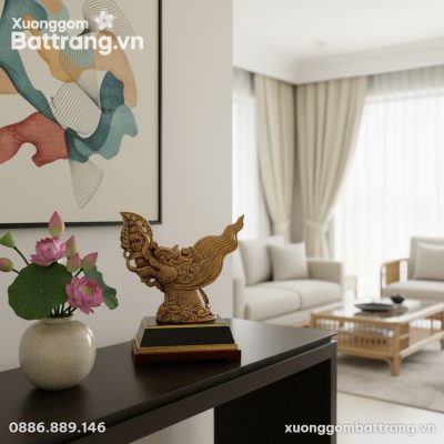 cận cảnh Tượng đầu rồng thời Lý men hoàng thổ c...