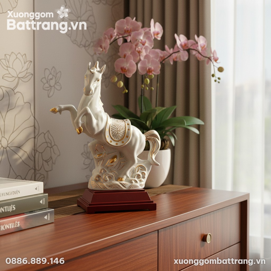 Góc phòng khách sang trọng của một căn hộ cao c...