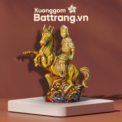 Tượng Phù Đổng Thiên Vương Cưỡi Ngựa Quà Tết 2026 XG-TG23 - Ảnh đại diện