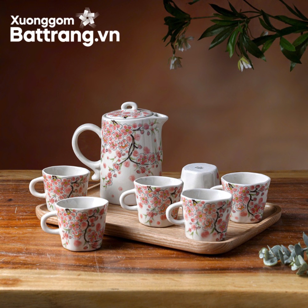 Bộ b&igrave;nh nước B&aacute;t Tr&agrave;ng