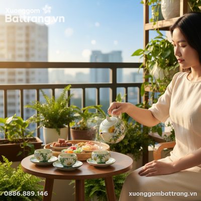 Một người phụ nữ Việt trong trang phục nhẹ nhàn...