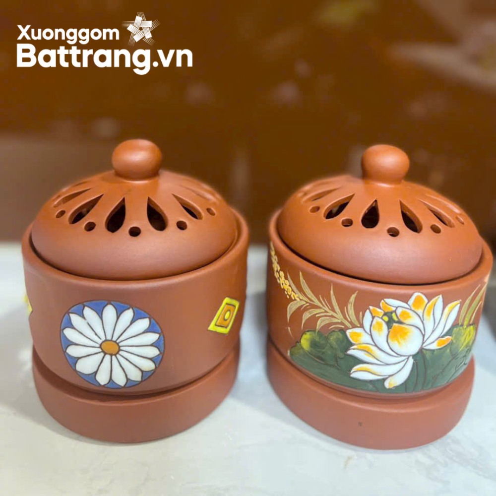 Đèn xông tinh dầu gốm Bát Tràng