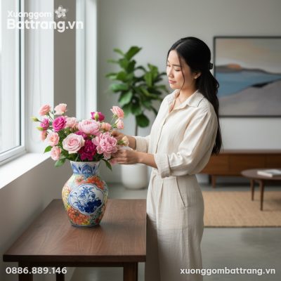 1 người phụ nữ Việt Nam trang phục ở nhà thanh ...