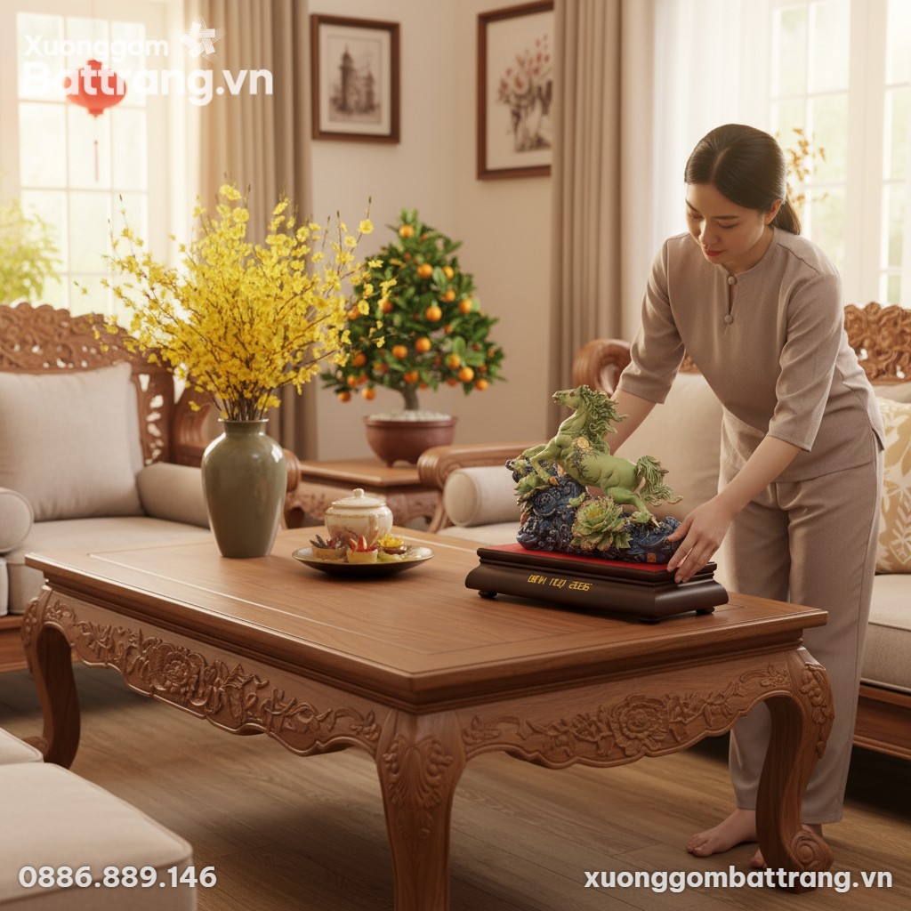 1 người phụ nữ Việt trang phục ở nhà thanh lịch...